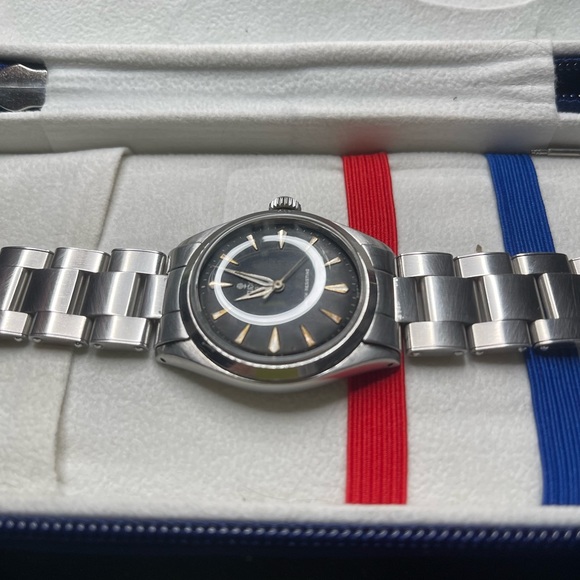 Tudor Oyster 7934 tropical dial with patina - 1962 - case by Rolex - Picture 3 of 10